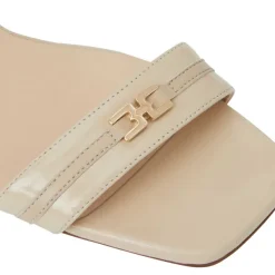 Bruno Magli Phoebe Sandal Patent Beige Discount
