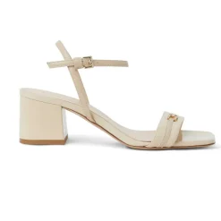 Bruno Magli Phoebe Sandal Patent Beige Clearance