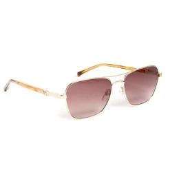 Bruno Magli Playa Aviator Sunglasses Gold Tortoise Outlet
