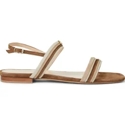 Bruno Magli Portia Sandal Brown/Natural Suede Brown Suede Hot