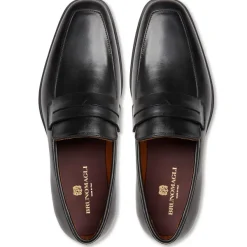 Bruno Magli Raging Leather Penny Loafer Black Hot