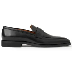 Bruno Magli Raging Leather Penny Loafer Black Discount