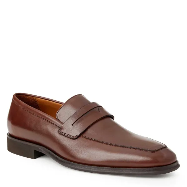 Bruno Magli Raging Leather Penny Loafer Cognac Clearance