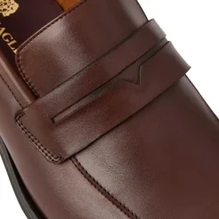 Bruno Magli Raging Leather Penny Loafer Cognac Clearance