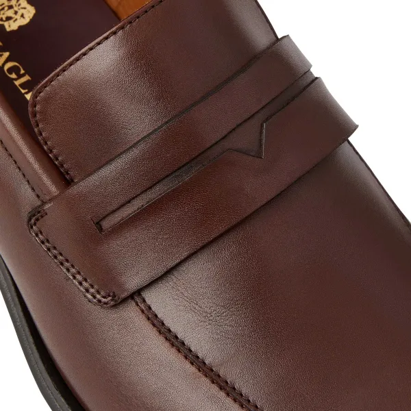 Bruno Magli Raging Leather Penny Loafer Cognac Clearance