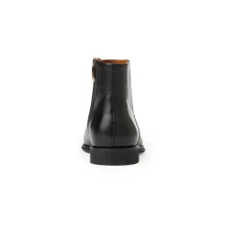 Bruno Magli Raging Leather Side Zip Boot Black New