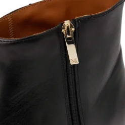 Bruno Magli Raging Leather Side Zip Boot Black New