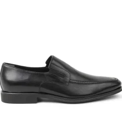 Bruno Magli Raging Leather Slip-On Black Leather Online
