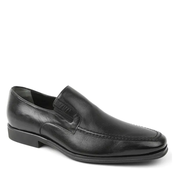 Bruno Magli Raging Leather Slip-On Black Leather Online