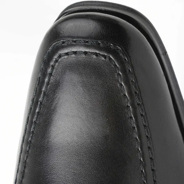 Bruno Magli Raging Leather Slip-On Black Leather Online