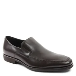 Bruno Magli Raging Leather Slip-On Dark Brown Leather Sale