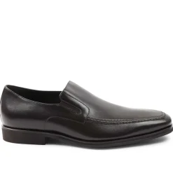 Bruno Magli Raging Leather Slip-On Dark Brown Leather Sale
