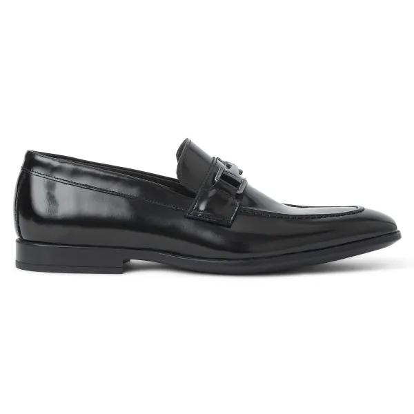 Bruno Magli Saffo Slip On Black Bit Loafer Black Leather Outlet