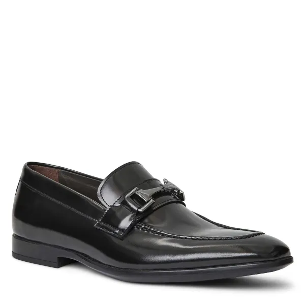 Bruno Magli Saffo Slip On Black Bit Loafer Black Leather Best