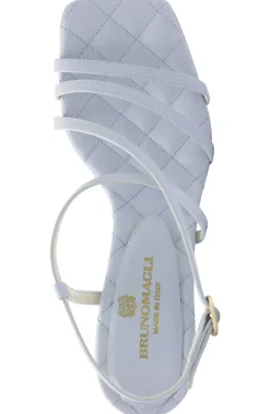 Bruno Magli Sandra Strappy Heel Light Blue Discount