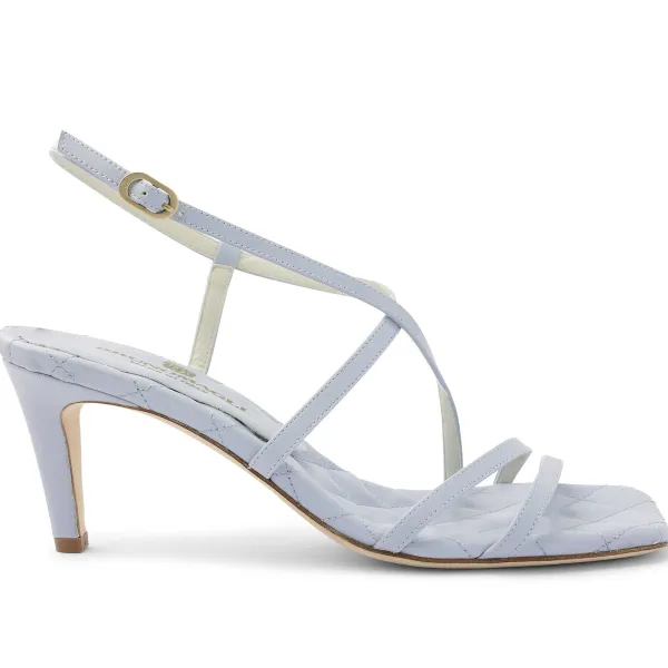 Bruno Magli Sandra Strappy Heel Light Blue