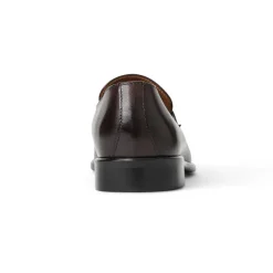 Bruno Magli Sante Double Gore Classic Bit Leather Loafer-Bordeaux Online