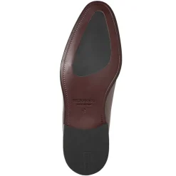 Bruno Magli Sante Double Gore Classic Bit Leather Loafer-Brown