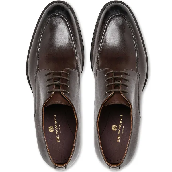 Bruno Magli Santino Classic Leather Oxford Brown Sale