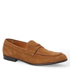 Bruno Magli Silas Suede Loafer - Cognac Cognac Suede New
