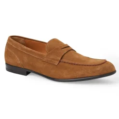 Bruno Magli Silas Suede Loafer - Cognac Cognac Suede Clearance