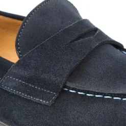 Bruno Magli Silas Suede Loafer - Navy Navy Suede Online