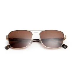 Bruno Magli Sole Aviator Sunglasses Gold Clearance