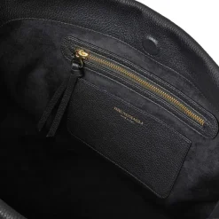 Bruno Magli Sophie Handbag Black Leather Clearance