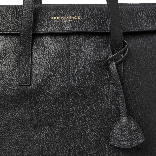 Bruno Magli Sophie Handbag Black Leather Clearance
