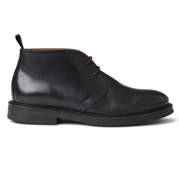 Bruno Magli Taddeo Classic Chukka Leather Boot Black Best