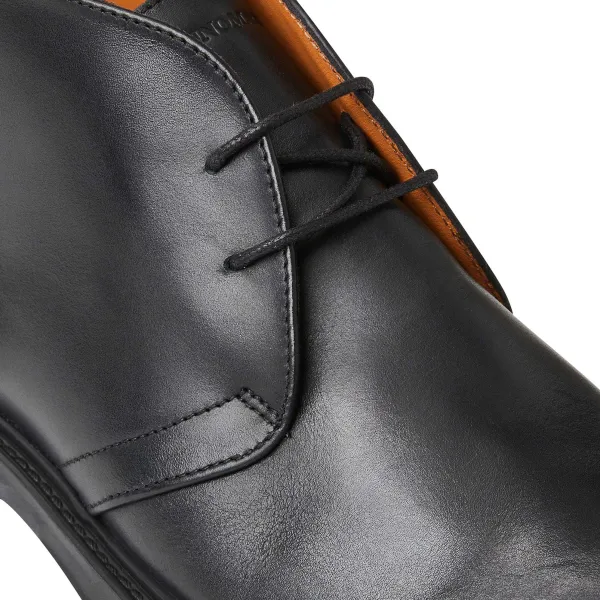Bruno Magli Taddeo Classic Chukka Leather Boot Black Best