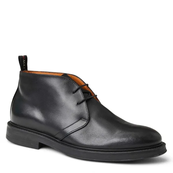 Bruno Magli Taddeo Classic Chukka Leather Boot Black Best