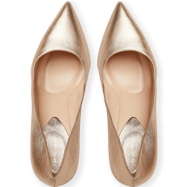 Bruno Magli Tara Pump Gold New