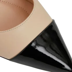 Bruno Magli Tara Pump Patent Cream/Black Hot