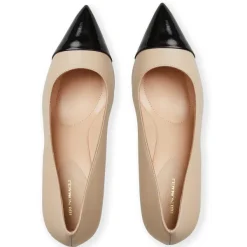 Bruno Magli Tara Pump Patent Cream/Black Hot