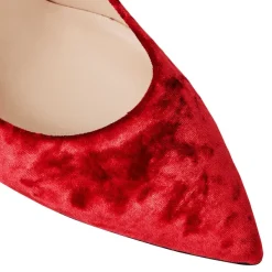 Bruno Magli Telma Pointed Toe Pump Red Velvet Best
