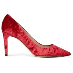 Bruno Magli Telma Pointed Toe Pump Red Velvet Discount