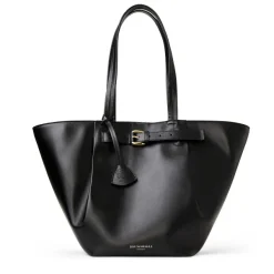 Bruno Magli Tessa Black Calf Tote Black Leather Online
