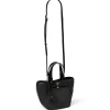 Bruno Magli Tessa Mini Tote Black Raffia Sale