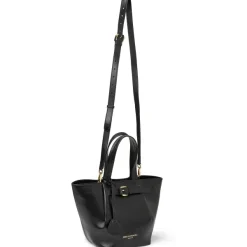 Bruno Magli Tessa Mini Tote Black Calf Black Leather Outlet