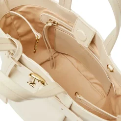 Bruno Magli Tessa Mini Tote Calf Cream New