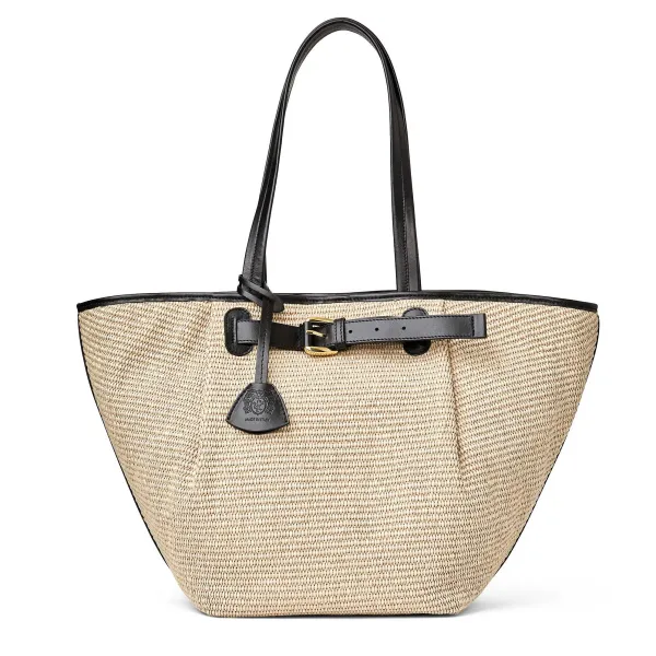 Bruno Magli Tessa Raffia Palm Tote Natural Raffia Best