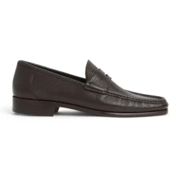 Bruno Magli Tonio Slip On Loafer Cervo Leather Brown Discount
