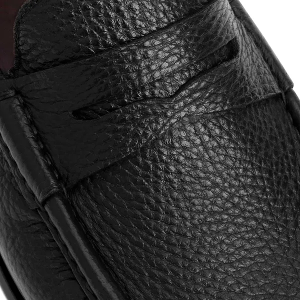 Bruno Magli Tonio Slip On Loafer Cervo Leather Black Outlet
