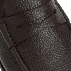 Bruno Magli Tonio Slip On Loafer Cervo Leather Brown