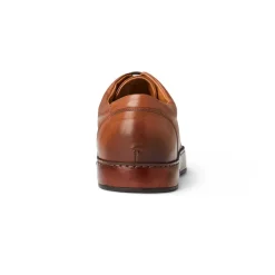 Bruno Magli Trento Leather Court Sneaker Cognac Clearance