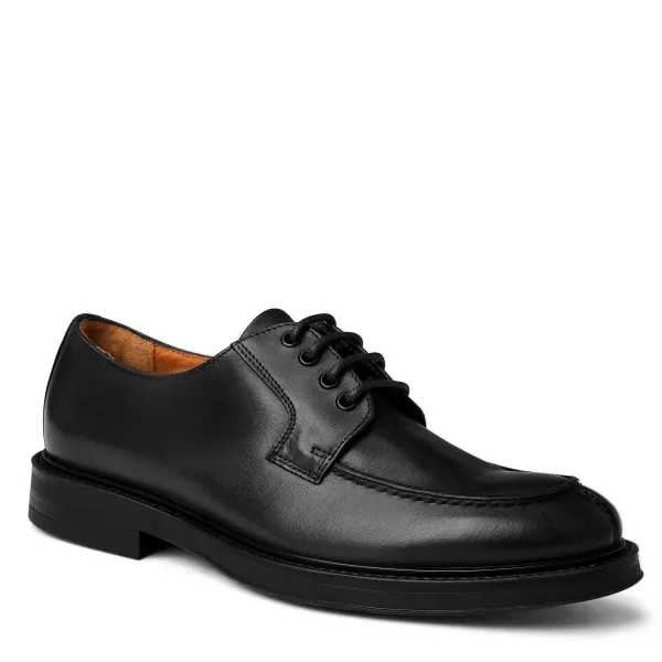 Bruno Magli Tyler Split Toe Leather Oxford Black