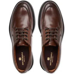 Bruno Magli Tyler Split Toe Leather Oxford Cognac Hot