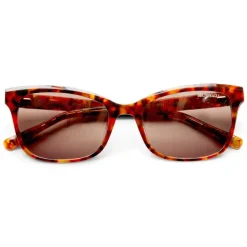 Bruno Magli Vales Women's Limited Edition Cat-Eye Sunglasses Honey Tortoise Outlet