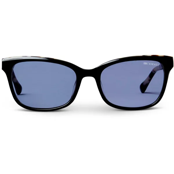 Bruno Magli Vales Women's Limited Edition Cat-Eye Sunglasses Black Clearance